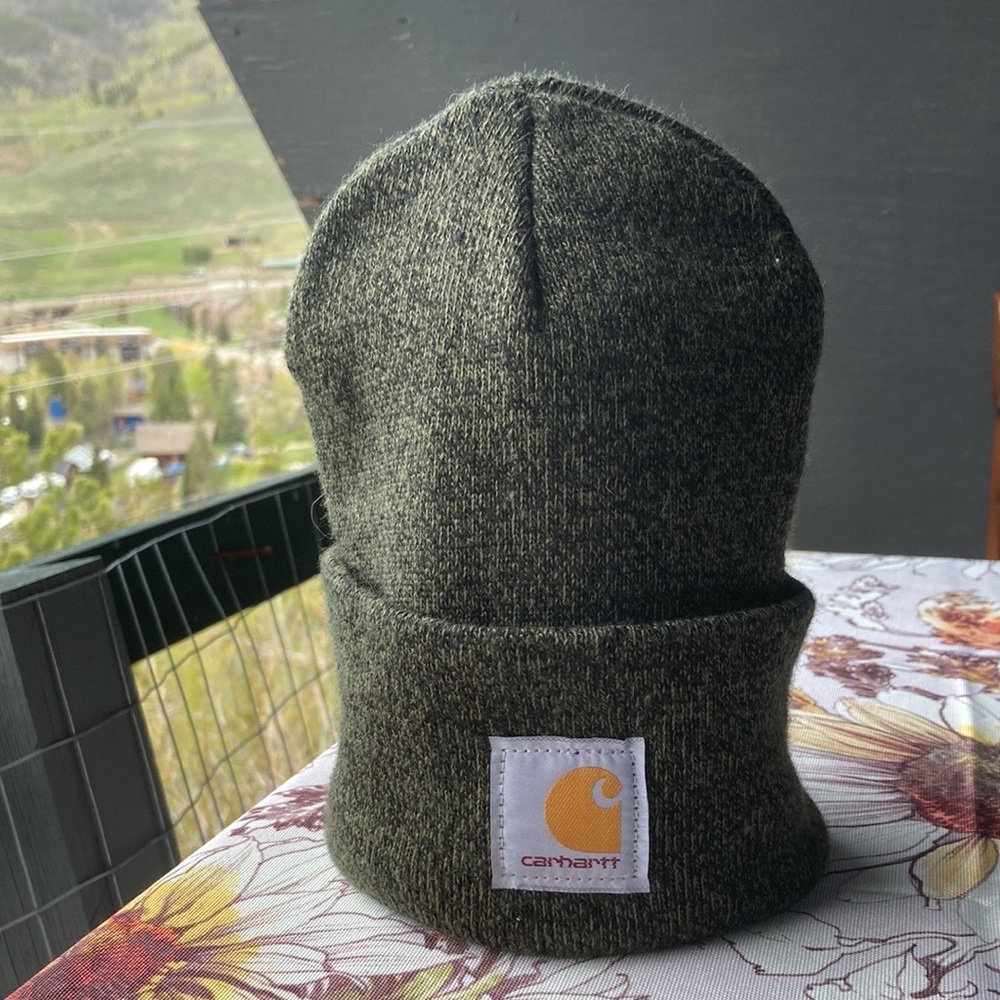 Carhartt Knitted Cuff Beanie Olive Green